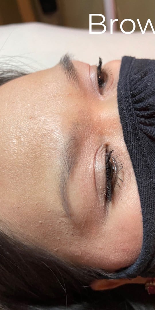 Before Image: Brow Tint - front