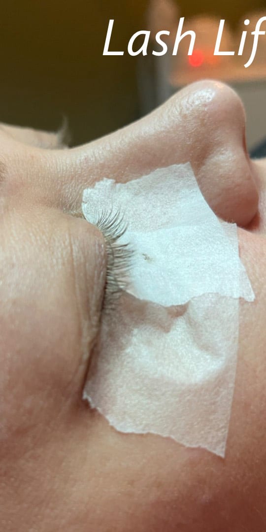 Before Image: Lash Lift and Tint - front